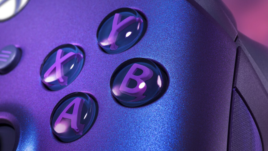 bouton Manette Xbox Series X édition spéciale Stellar Shift