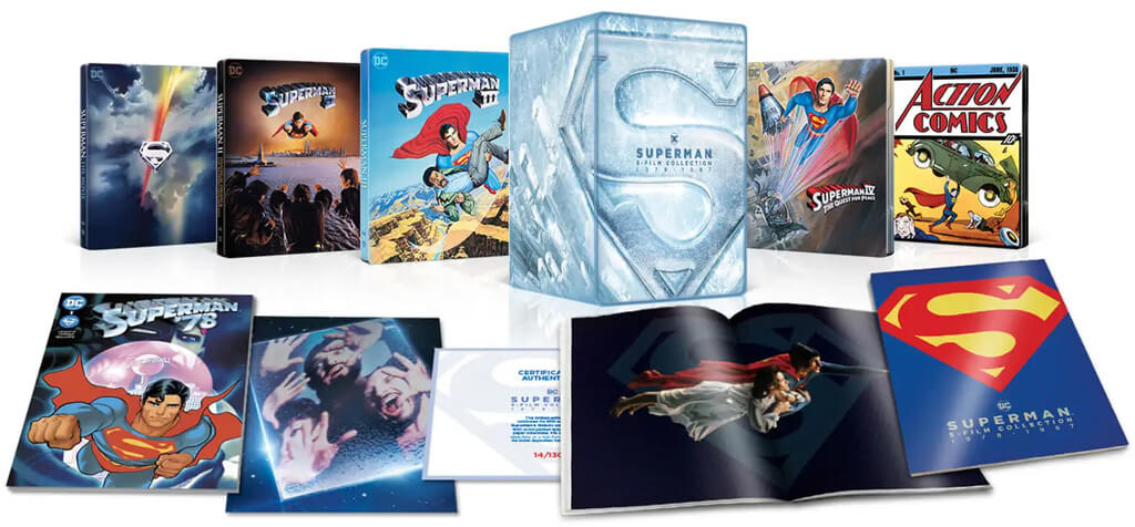 Superman I IV coffret steelbook 4K