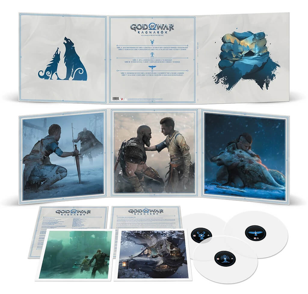 God of War Ragnarok bande originale Vinyle Blanc