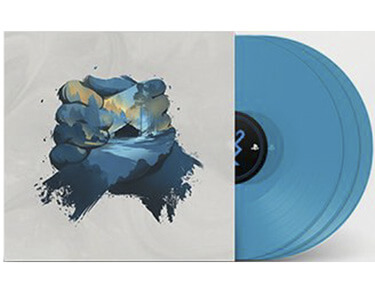 préco vinyle bleu god of war ragnarok