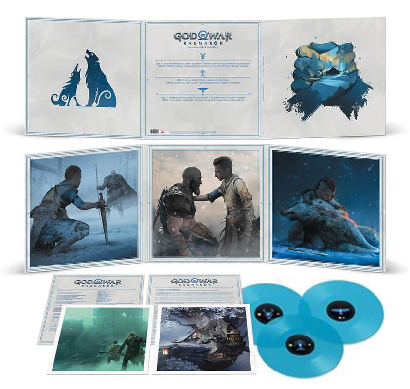 God of War Ragnarok bande originale Vinyle Bleu fnac