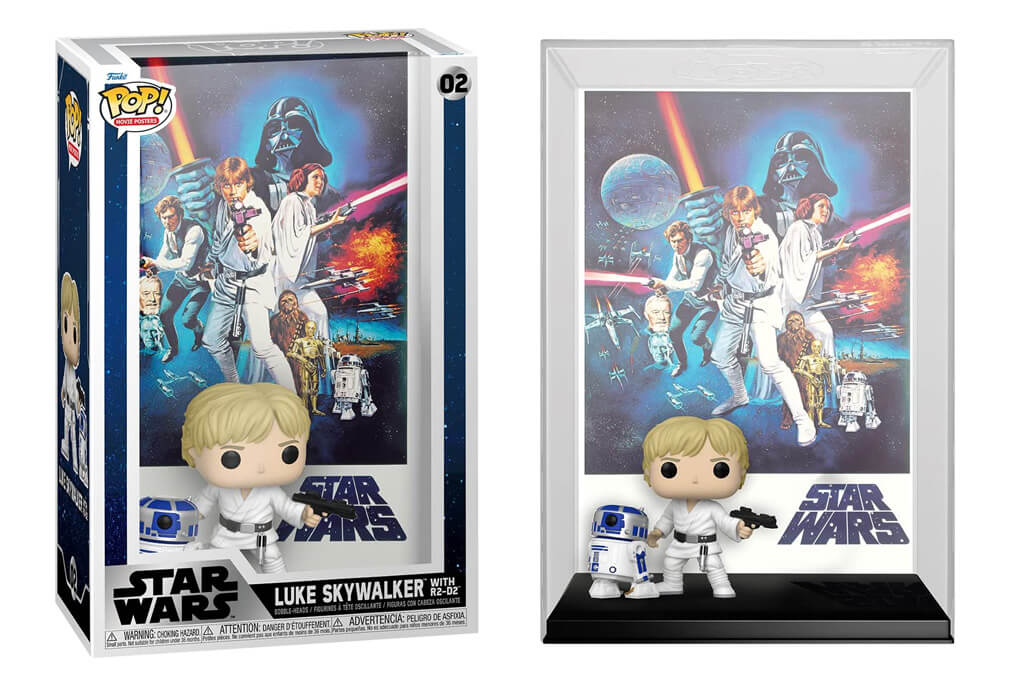Figurine Funko Pop de Luke Skywalker dans Star Wars Movie posters 02