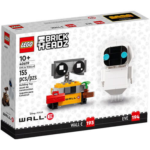 lego brickheadz Wall e Eve