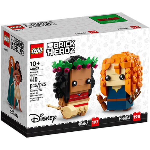 lego brickheadz Vaiana et Mérida