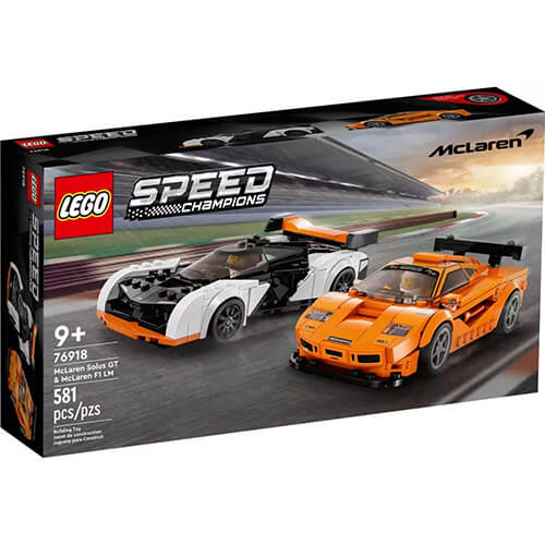lego speed champions McLaren Solus GT et McLaren F1 LM