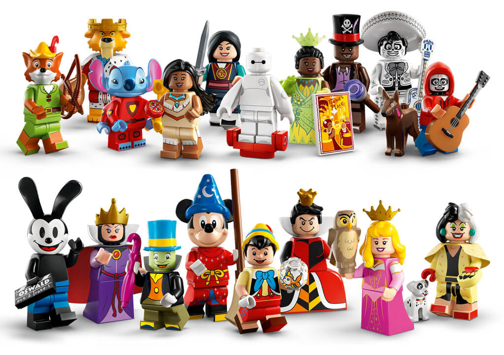 Minifigures LEGO Série spéciale Disney 100èlme anniversaire