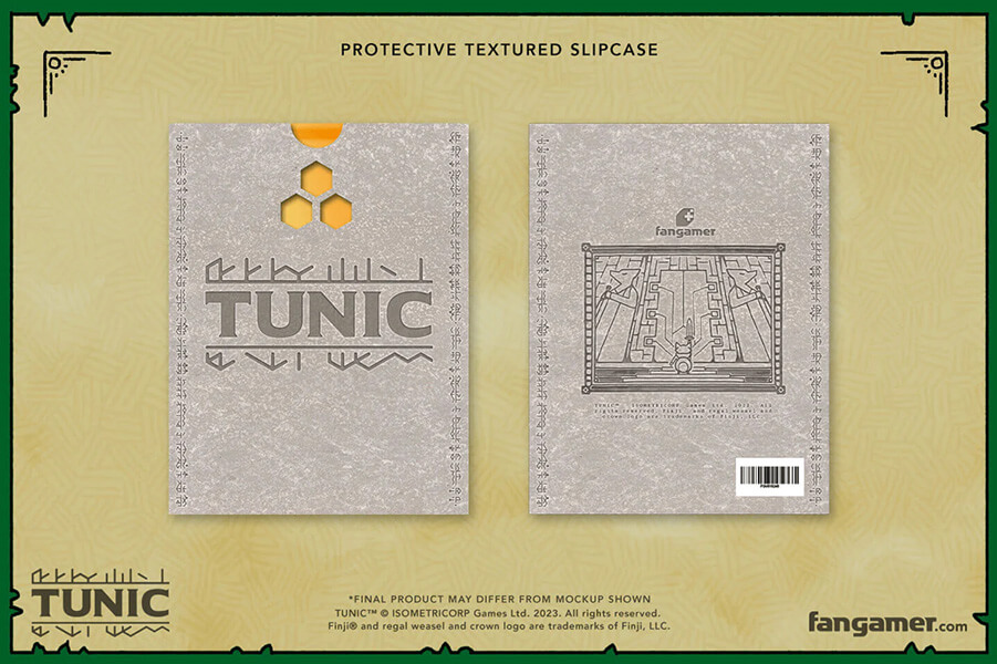 fourreau Livret d instruction grand format du jeu TUNIC