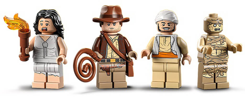 figurine lego L évasion Du Tombeau Perdu