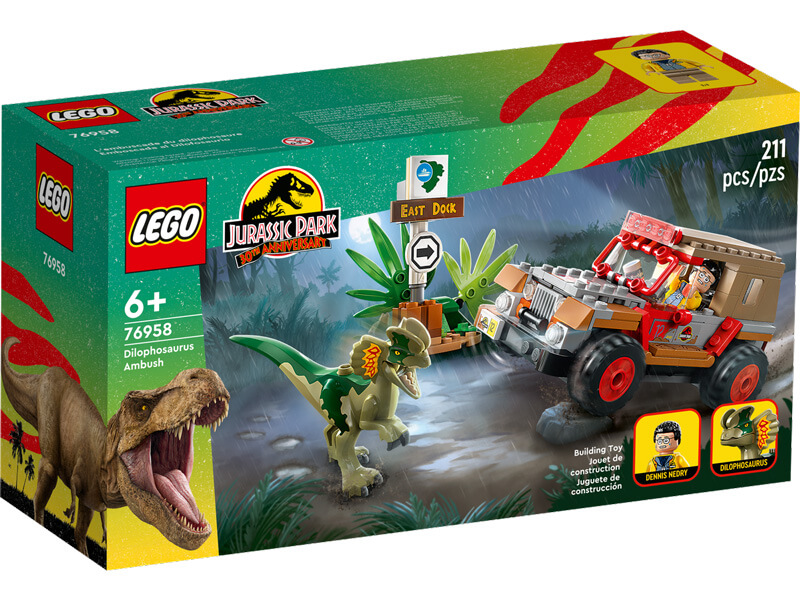 L embuscade du dilophosaure LEGO Jurassic Park