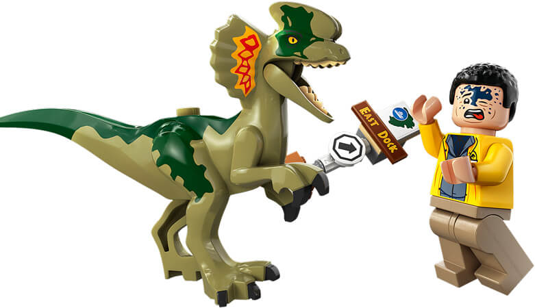 dilophosaure LEGO Jurassic Park