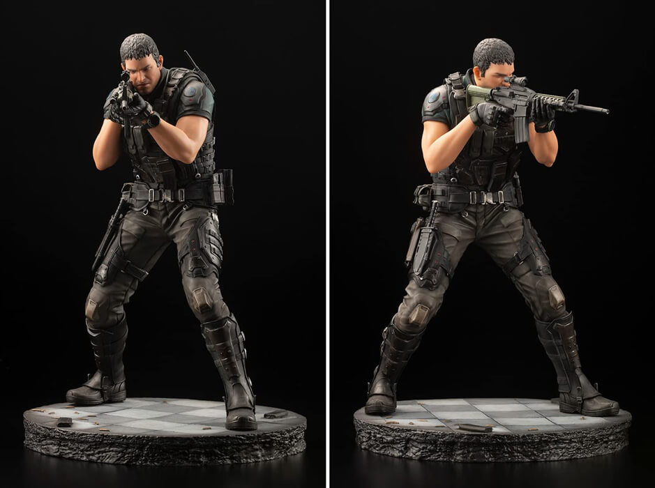 Figurine PVC de Chris Redfield dans Resident Evil Vendetta par Kotobukiya
