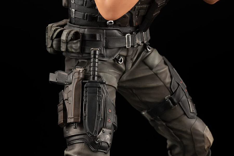 Figurine PVC de Chris Redfield dans Resident Evil Vendetta détails