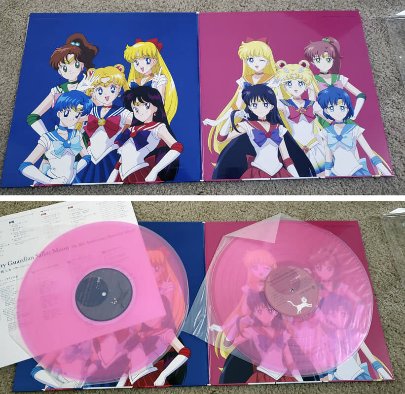 bande originale vinyle rose sailor moon