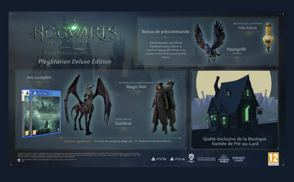 old gen  Hogwarts Legacy L héritage de Poudlard Deluxe