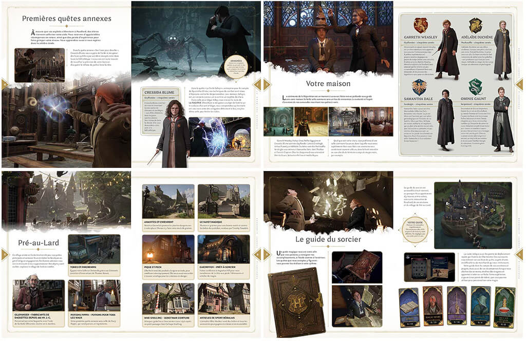 page guide officiel du jeu Hogwarts Legacy L héritage de Poudlard