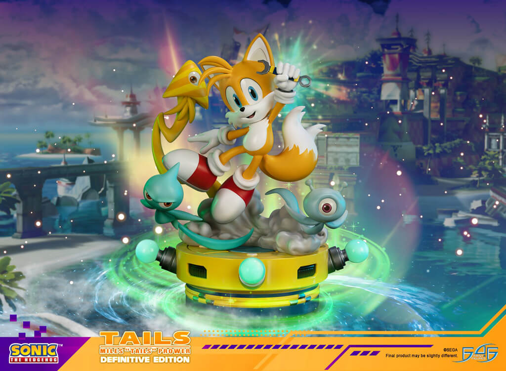Statuette résine de Tails dans Sonic par F4F