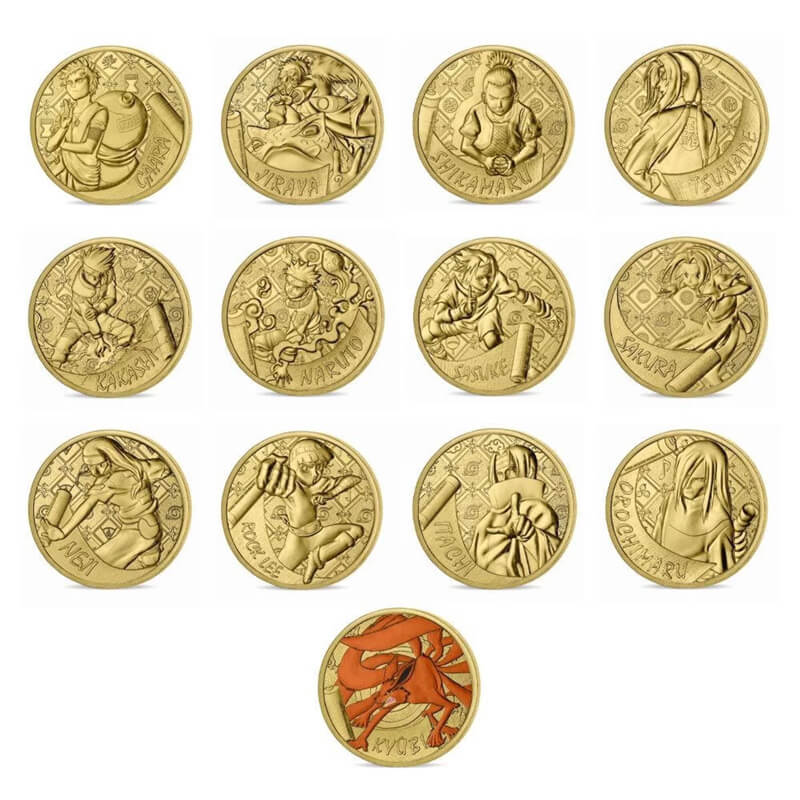 Collection Naruto Monnaie de Paris