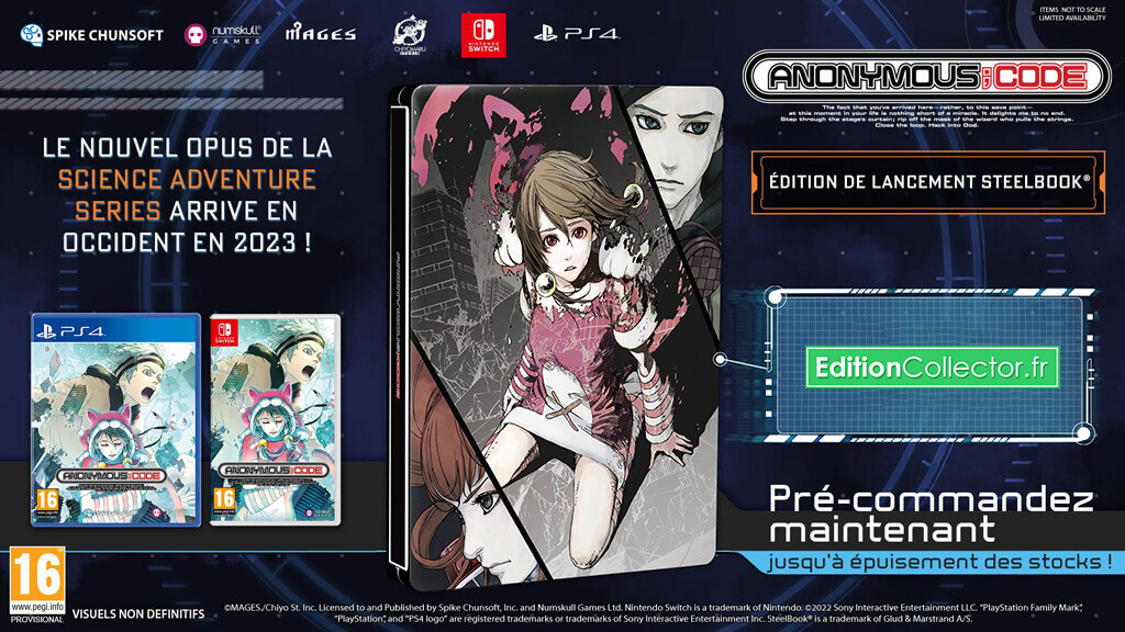 steelbook Anonymous Code