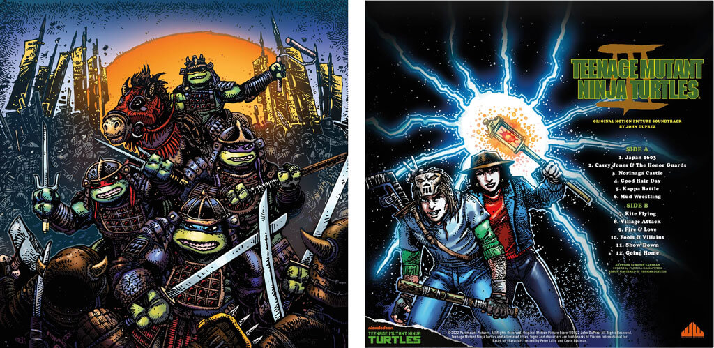 Teenage Mutant Ninja Turtles Part III Bande originale vinyle coloré 0657768124617