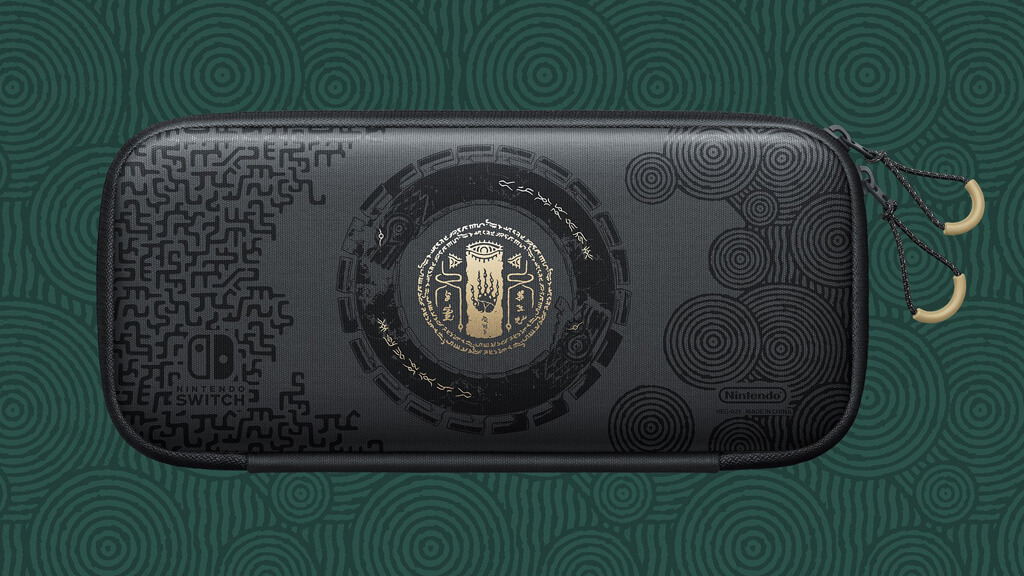 Pochette de protection Nintendo Switch OLED édition Zelda Tears of the Kingdom