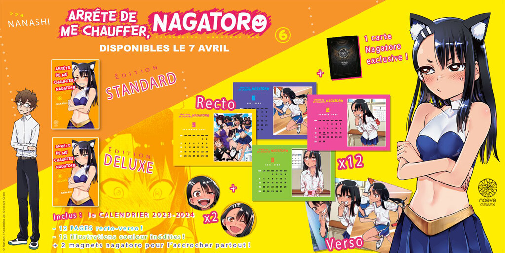 Arrête de me chauffer Nagatoro Tome 6 Edition Deluxe 9782383162117