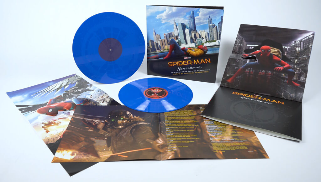 Spider Man Homecoming Bande originale vinyle bleu