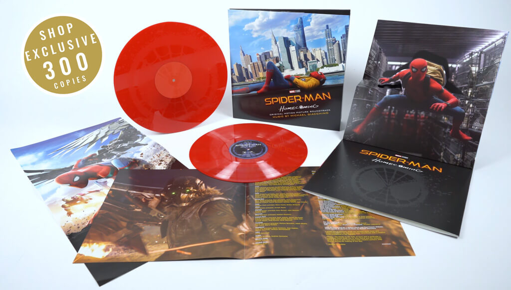 Spider Man Homecoming Bande originale vinyle rouge