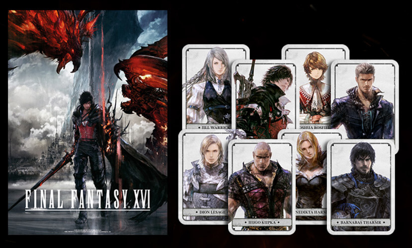 bonus cartes et poster ff16