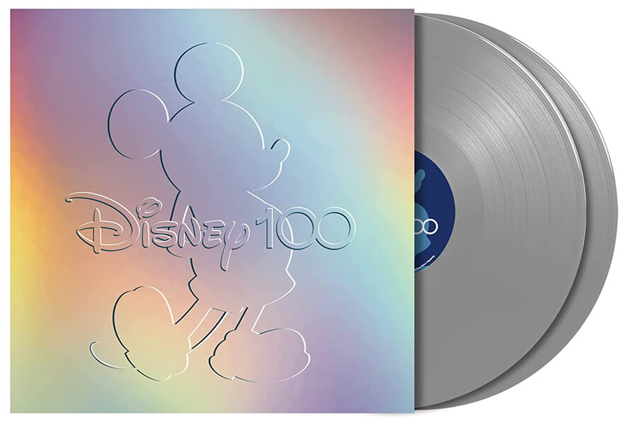 Double vinyle argenté Disney 100ème anniversaire 0050087519995