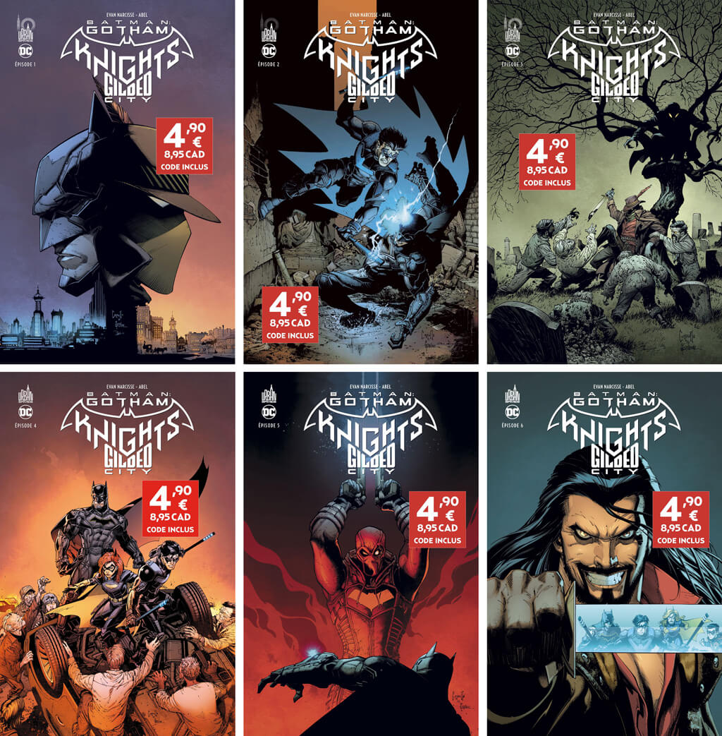 Collection comics préquel du jeu Batman Gotham Knights  6 tomes