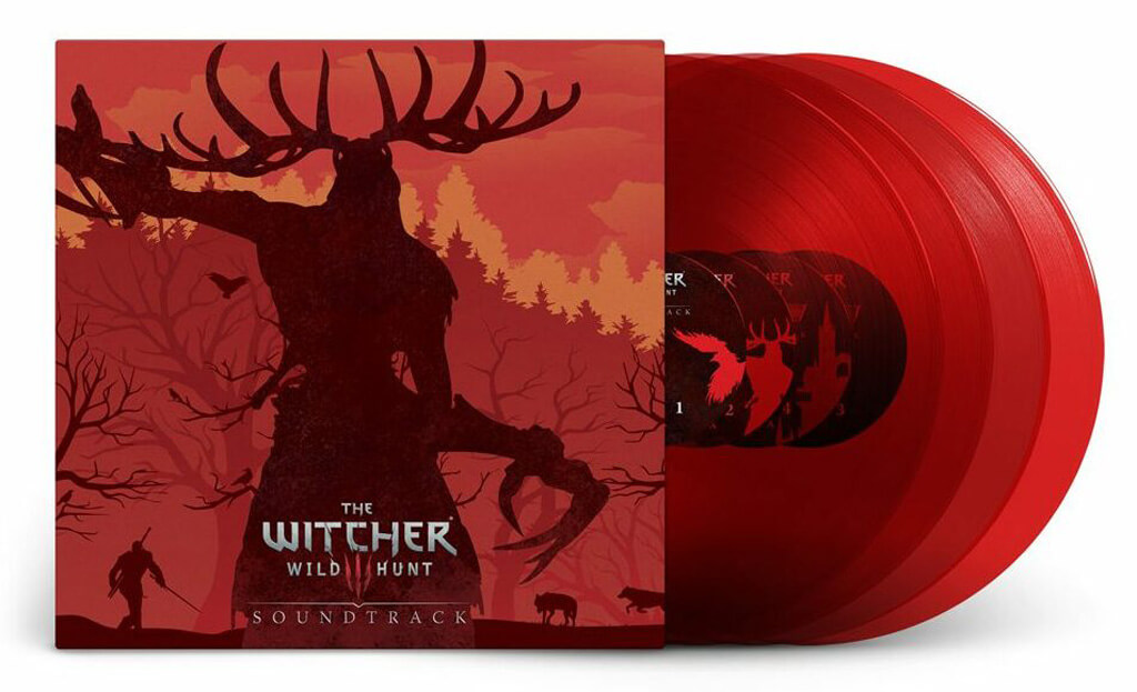 The Witcher 3 Bande originale 4 vinyle rouge translucide