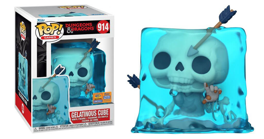 Figurine Funko Pop du cube gélatineux dans Dungeons Dragons 889698702713