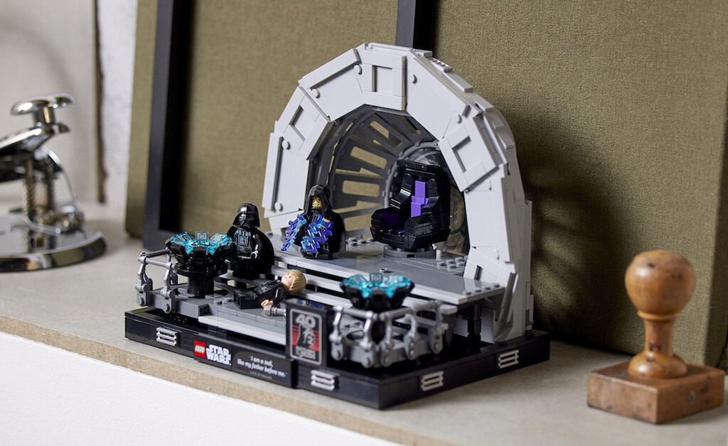 Diorama de la salle de l empereur Palpatine LEGO Star Wars