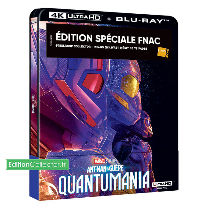 steelbook 4k ANT MAN ET LA GUEPE QUANTUMANIA