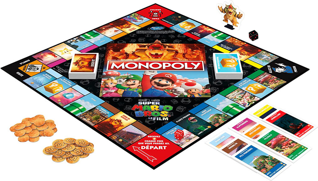 plateau Monopoly Super Mario Bros Le film  version française