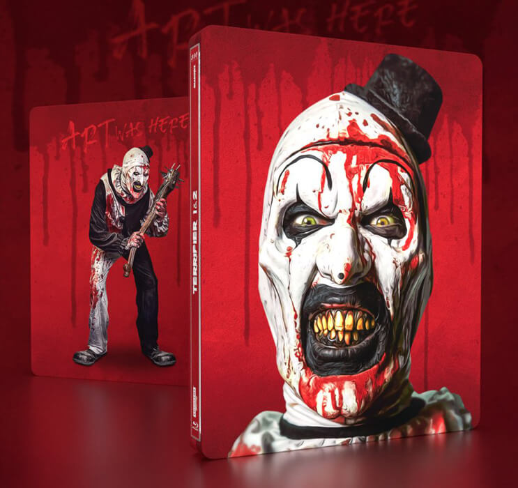 steelbook de Terrifier 1 et 2 en blu ray 2D 4K