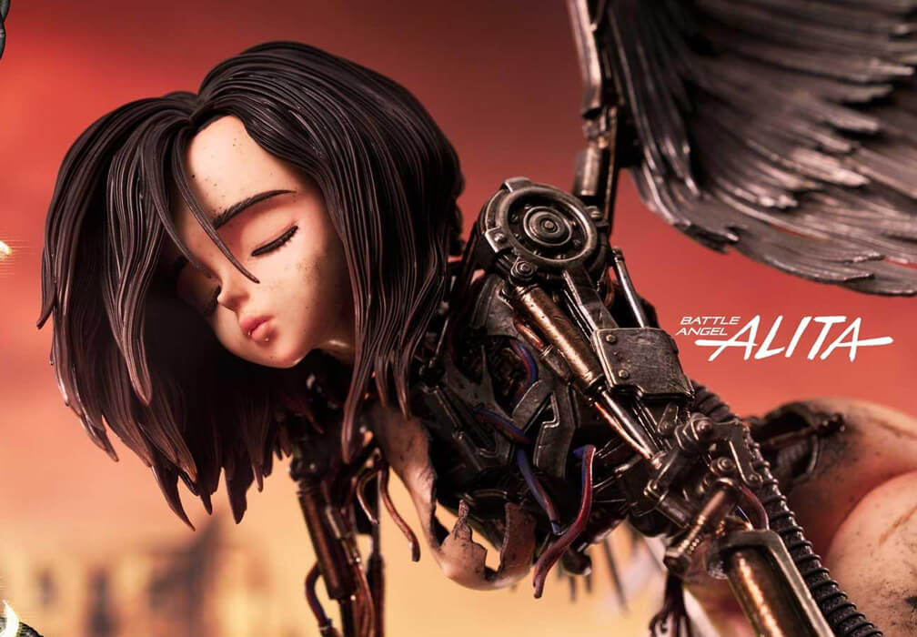 Statuette en résine de Gally Ange rouillé dans le manga Gunnm par Prime 1 studio