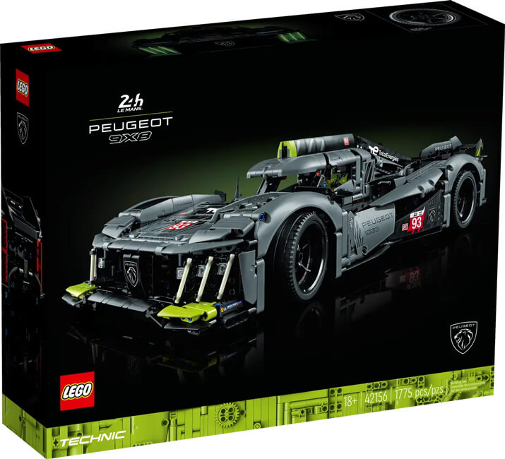 PEUGEOT 9X8 24H Le Mans Hybrid Hypercar LEGO Technic