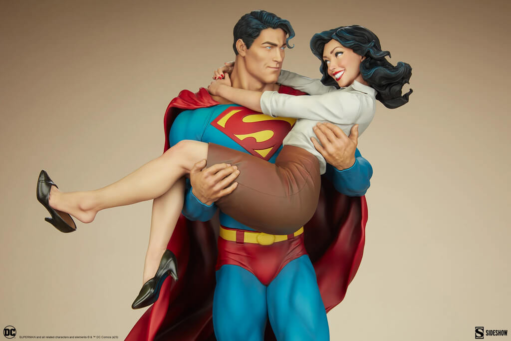 Statuette en résine de Superman et Lois Lane par Sideshow