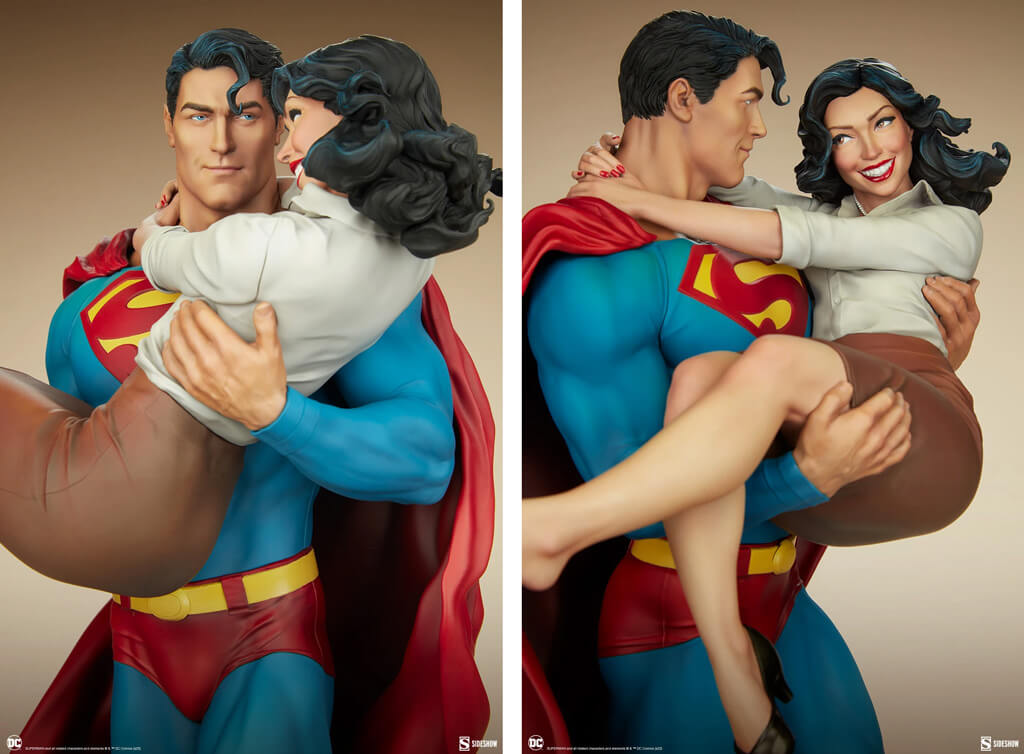 Statuette résine de Superman et Lois Lane Sideshow