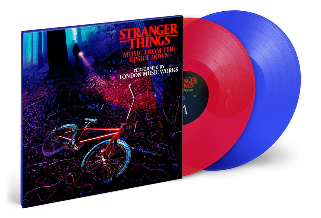 Stranger Things Bande originale version orchestrales Vinyle Rouge et Bleu 3760370263913
