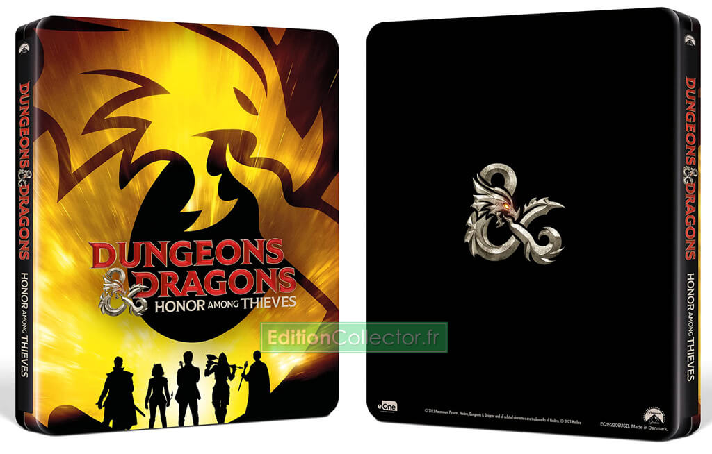 Donjons et Dragons L Honneur des voleurs steelbook