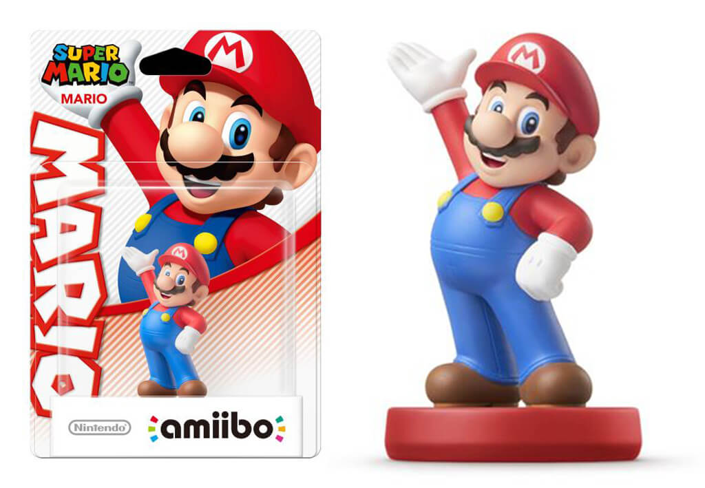 Figurine amiibo de Mario dans Super Mario
