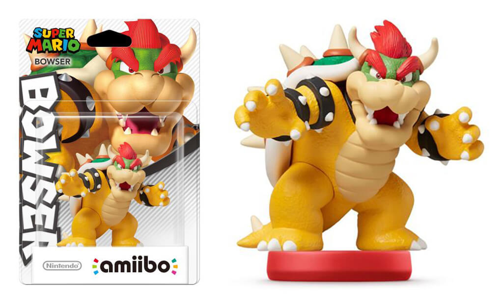 Figurine amiibo de Bowser dans Super Mario 0045496352806