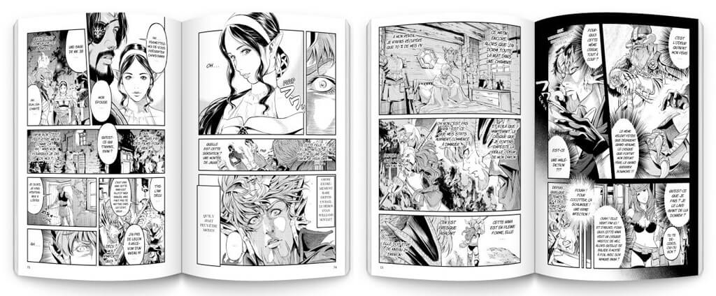 Manga Dragon Quest one shot page