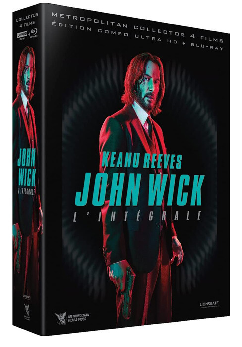 Coffret collector intégral John Wick 1 à 4