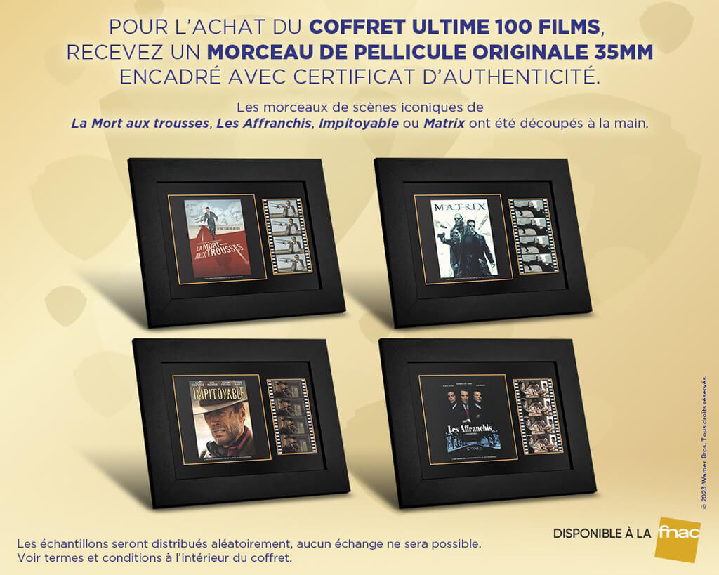Coffret 100 films pour les 100ans de Warner Bros édition limitée