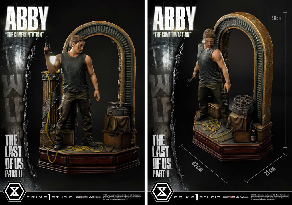 Statuette résine confrontation entre Abby et Ellie dans The Last of Us Part 2 par Prime 1