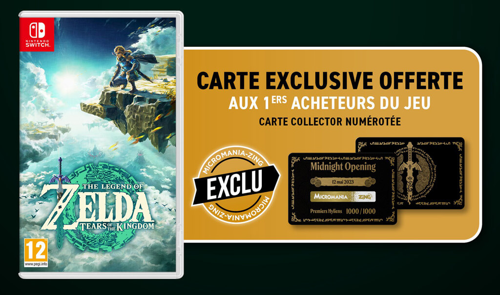 carte collector zelda tears of the kingdom