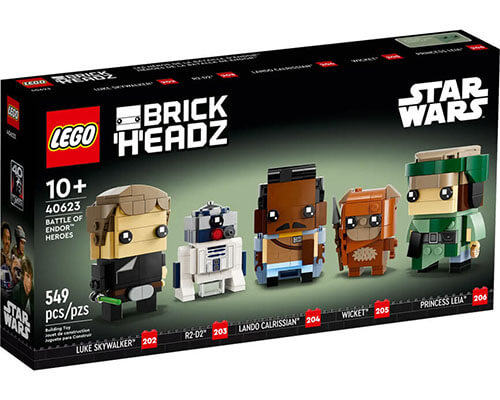 LEGO mai 2023 0001 boite Figurines LEGO BrickHeadz Star Wars Battle of Endor Heroes